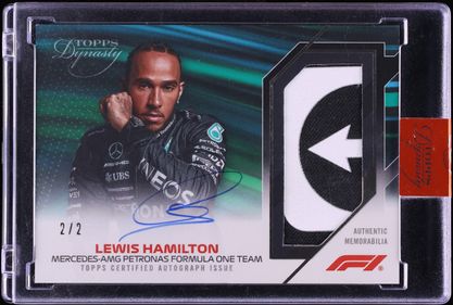 2023 Topps Dynasty Formula 1 F1 Black Lewis Hamilton PATCH