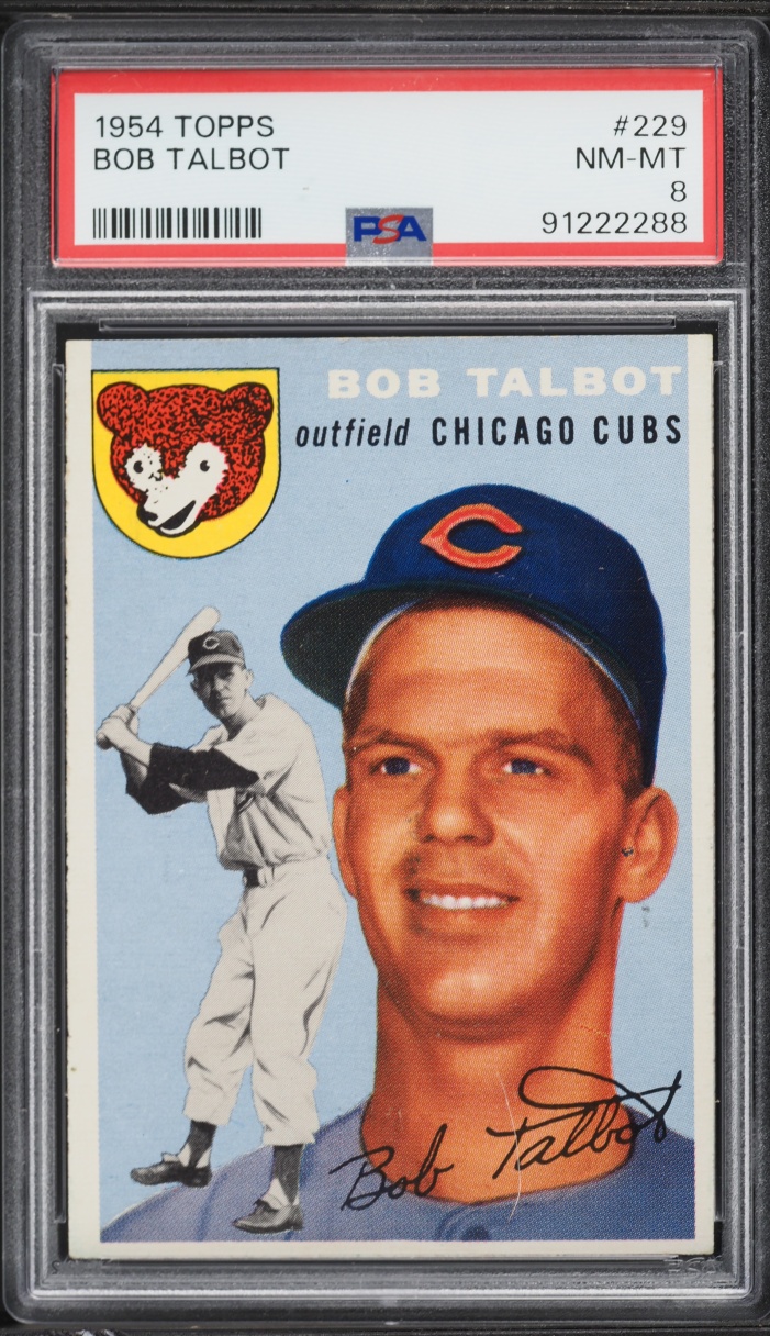 1954 Topps Bob Talbot #229 PSA 8 NM-MT