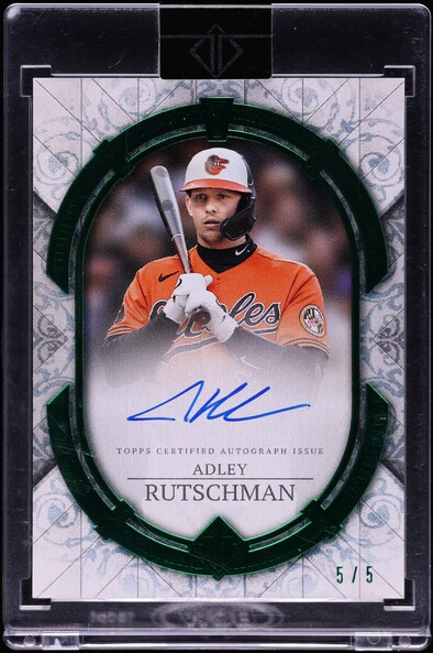 2024 Topps Tribute Black Adley Rutschman 1/1 #51 SGC 9.5 MINT+ on
