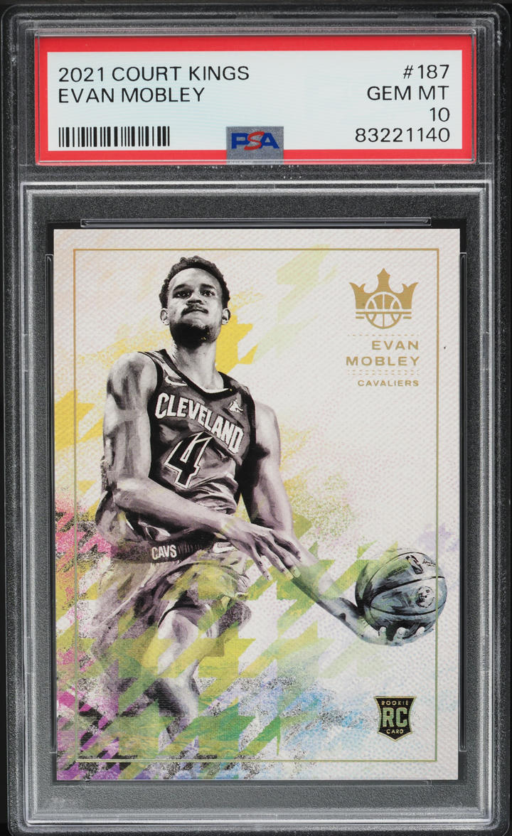 2021-22 Panini Chronicles Purple #368 Evan Mobley/Marquee on