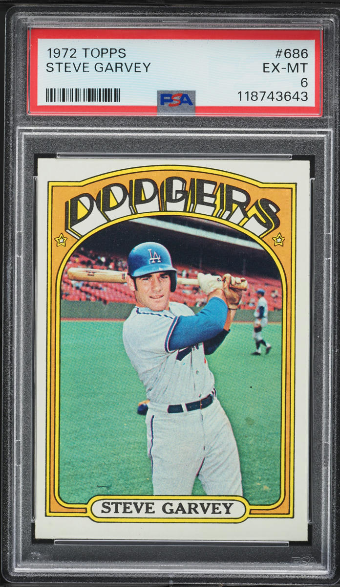 1972 Topps Steve Garvey #686 PSA 6 EXMT
