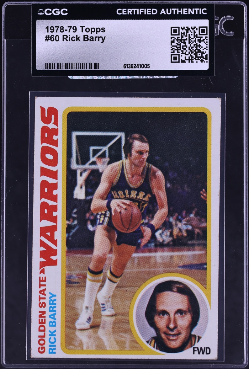 1978 Topps Basketball Rick Barry #60 CGC AUTH
