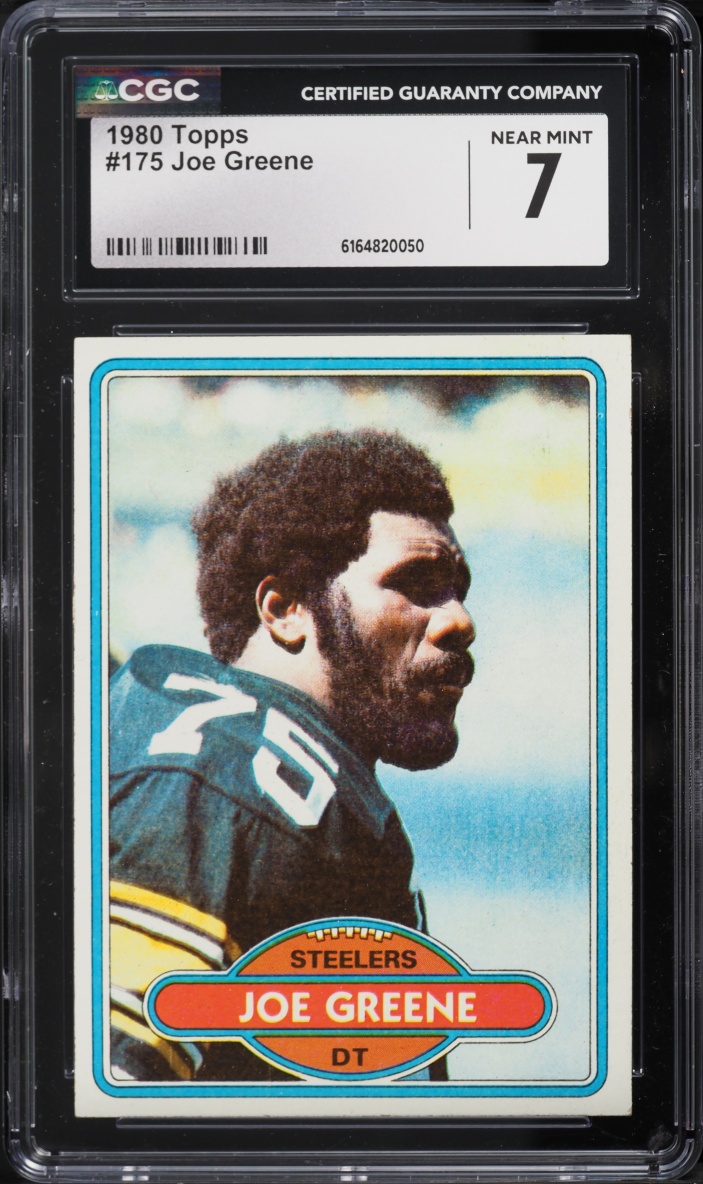1980 Topps Football Joe Greene #175 CGC 7 NRMT