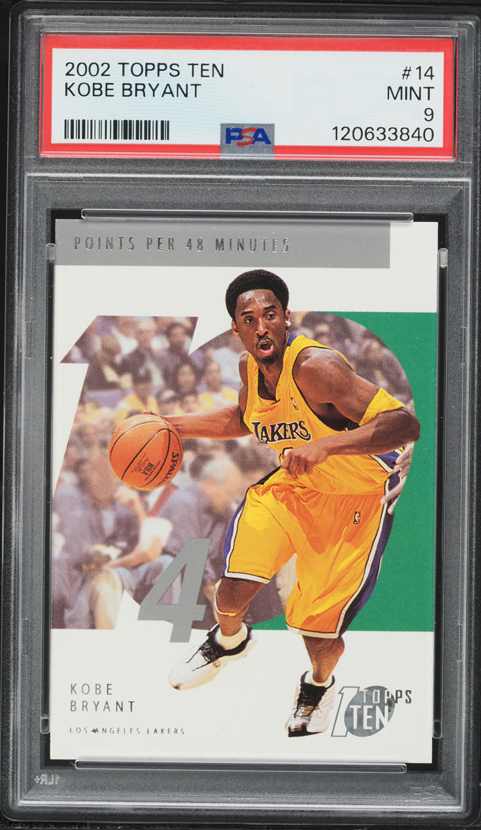 2002 Topps Ten Kobe Bryant #14 PSA 9 MINT