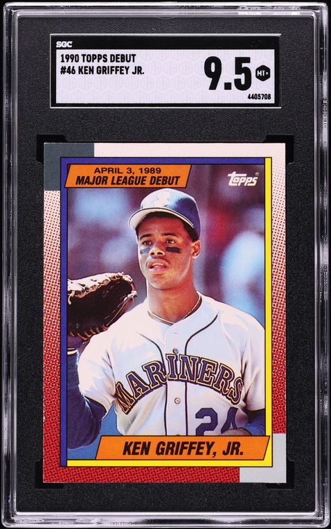 1990 Topps Debut Ken Griffey Jr. #46 SGC 9.5 MINT+