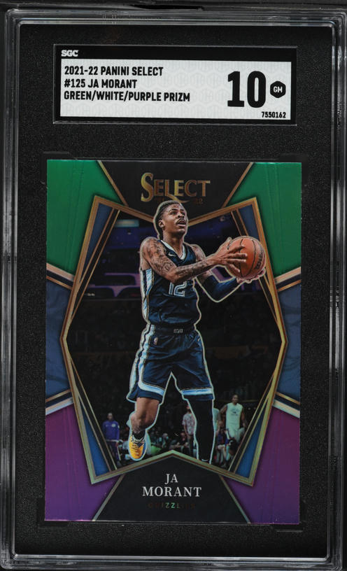 2021 Select Blue Retail Ja Morant #75 SGC 10 GEM MINT on Fanatics