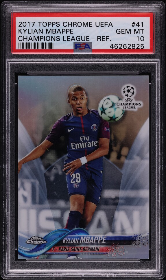 2018 Panini Prizm World Cup Cyrillic Text Kylian Mbappe SSP ROOKIE