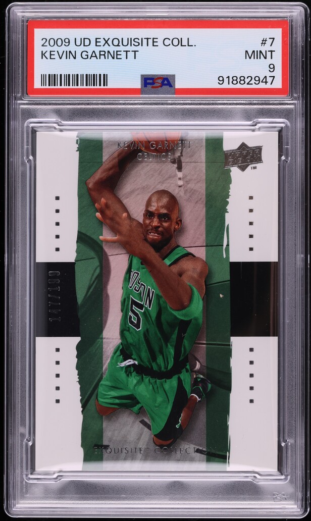 2009 Exquisite Collection Kevin Garnett /199 #7 PSA 9 MINT
