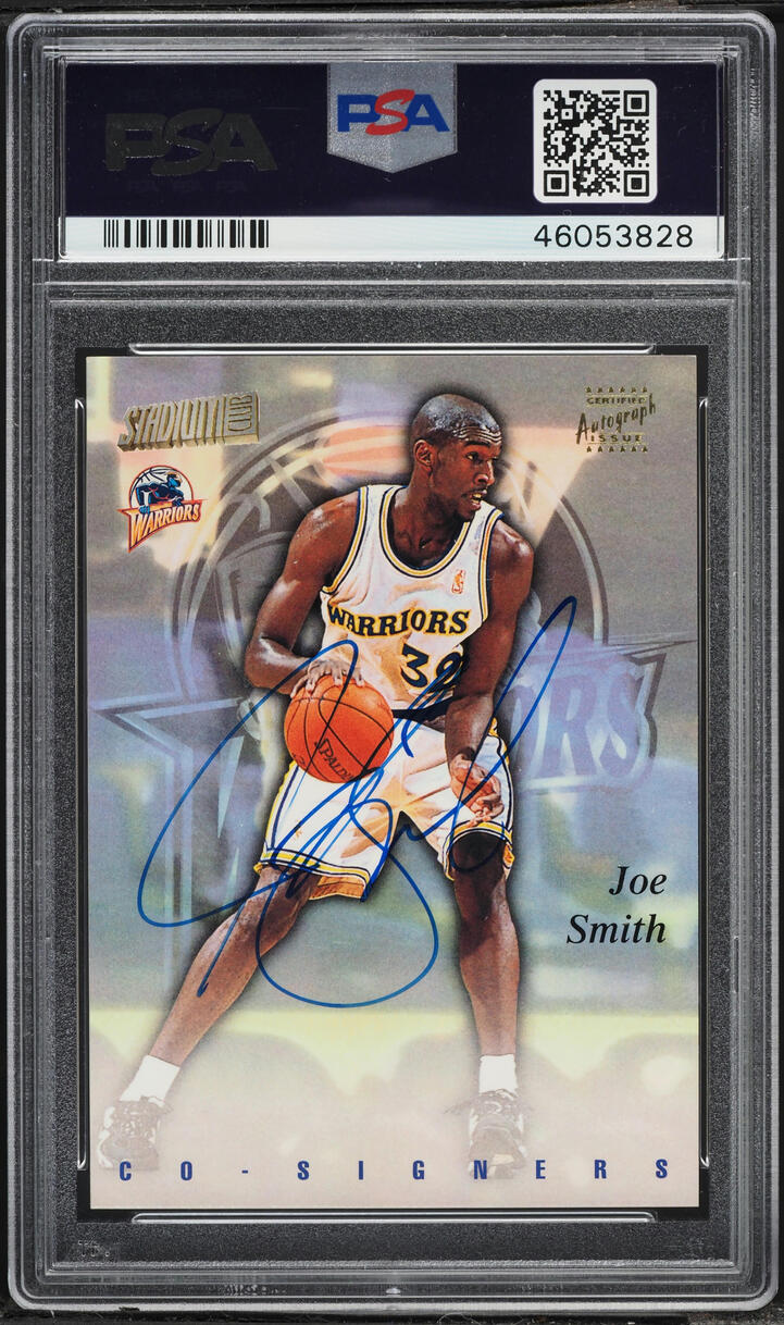 1997 Stadium Club Co Signers Joe Smith Kobe Bryant AUTO DNA 9 #CO11 PSA AUTH