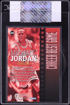 1996 Hoops Michael Jordan #335 CGC AUTH