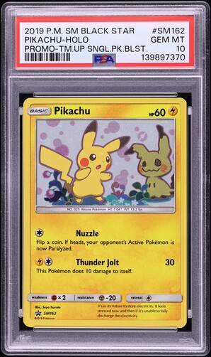 2019 Pokemon Japanese Playing Cards Old Maid Pikachu CGC 10 GEM