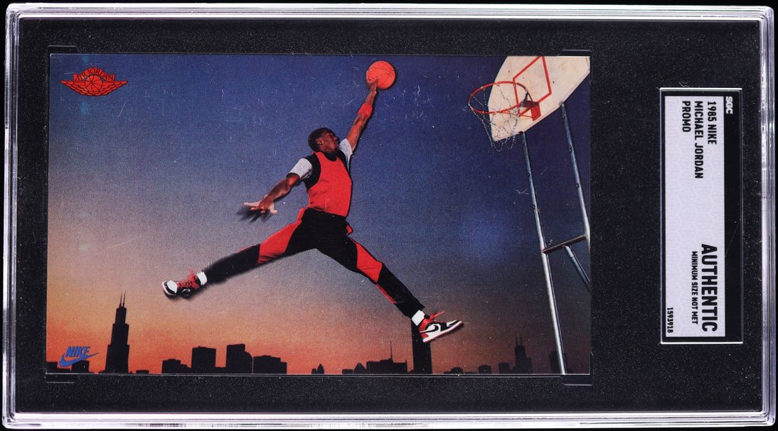 1985 Nike Promo Michael Jordan ROOKIE SGC AUTH