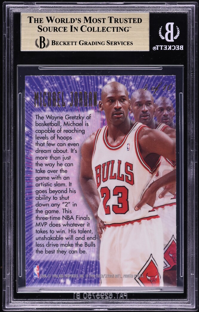 1995 Flair New Heights Michael Jordan #4 BGS 9.5 GEM MINT
