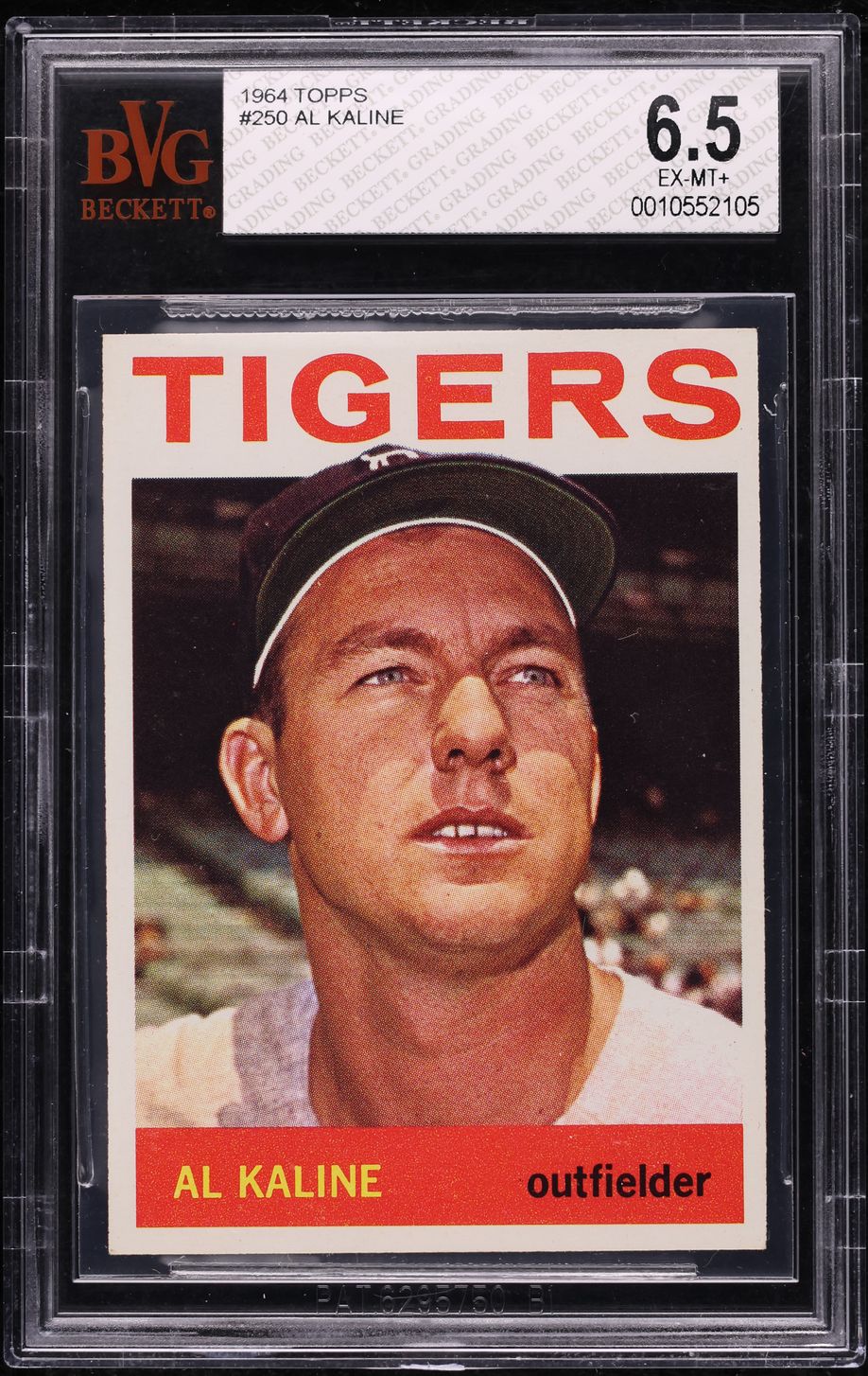 1964 Topps Al Kaline #250 BVG 6.5 EXMT+