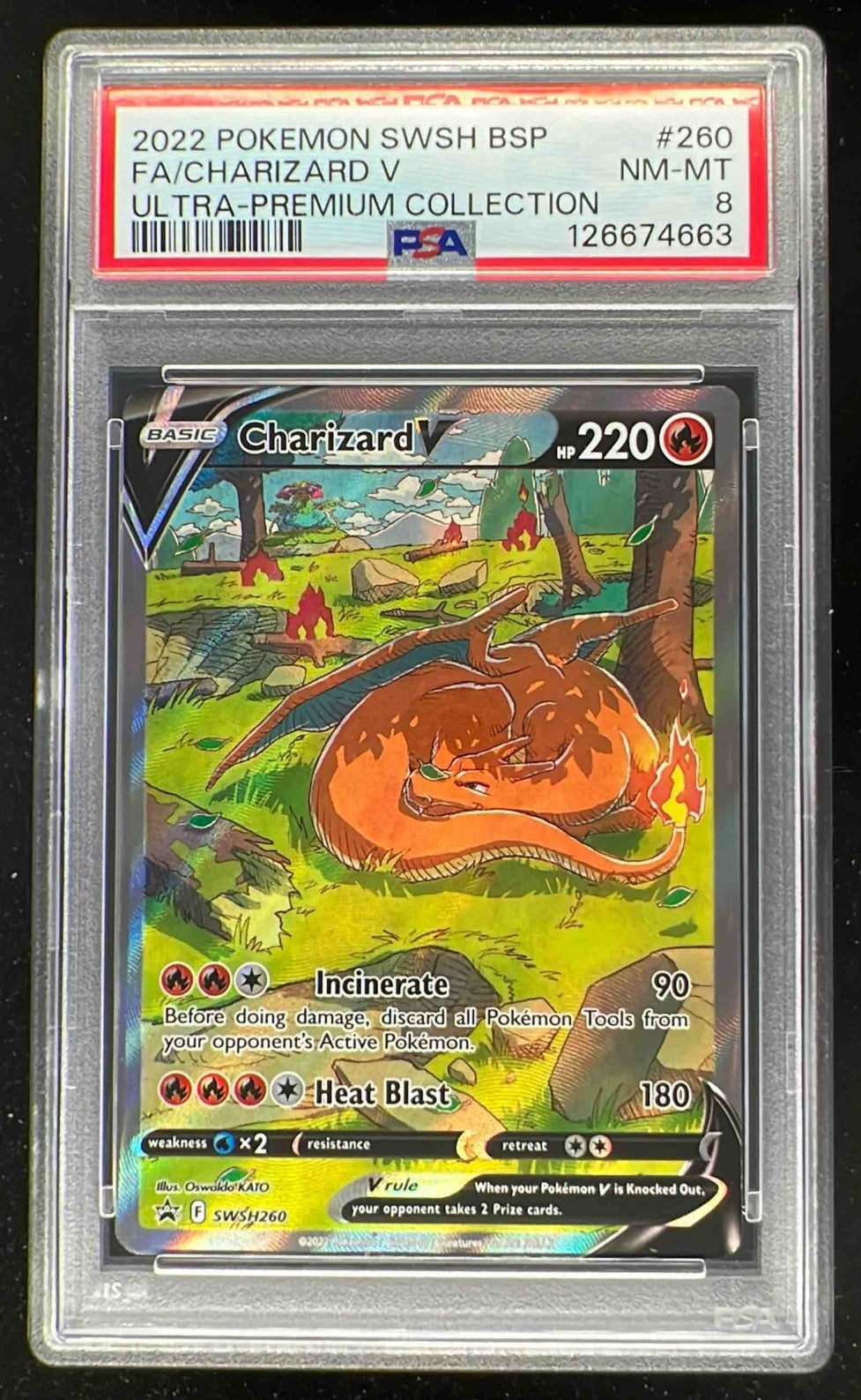 017 172 pokemon card Pokemon - Sword & Shield - Brilliant Stars - Charizard V main image 0