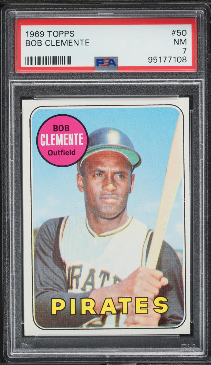 1969 Topps Roberto Clemente #50 PSA 7 NRMT