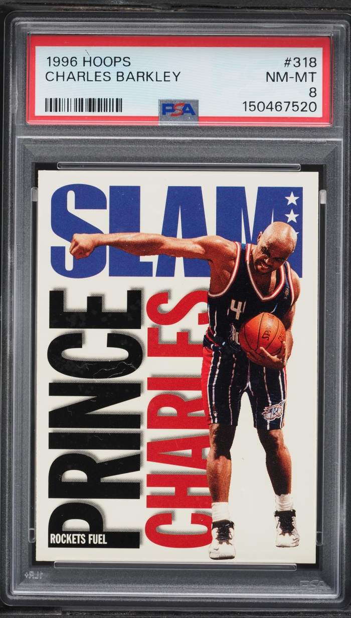 1996 Hoops Charles Barkley #318 PSA 8 NM-MT
