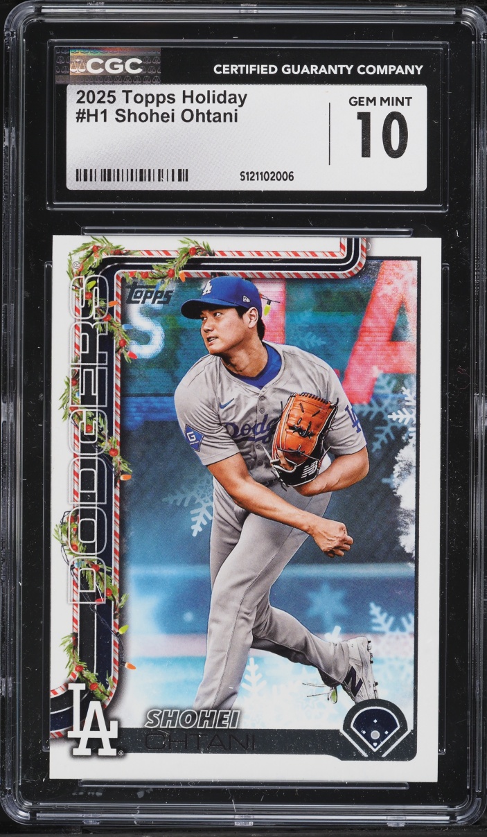 2025 Topps Holiday Shohei Ohtani #H1 CGC 10 GEM MINT