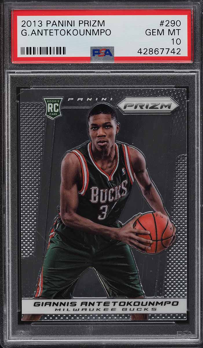 2013 Panini Prizm Giannis Antetokounmpo ROOKIE #290 PSA 10 GEM MINT