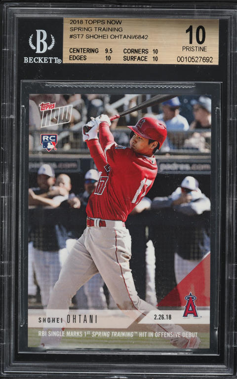 ゲームセンター・ゲームカード 2018 Shohei Ohtani  Topps PSA 10 2018 Topps Series 2 Shohei Ohtani rookie card #700 PSA 10