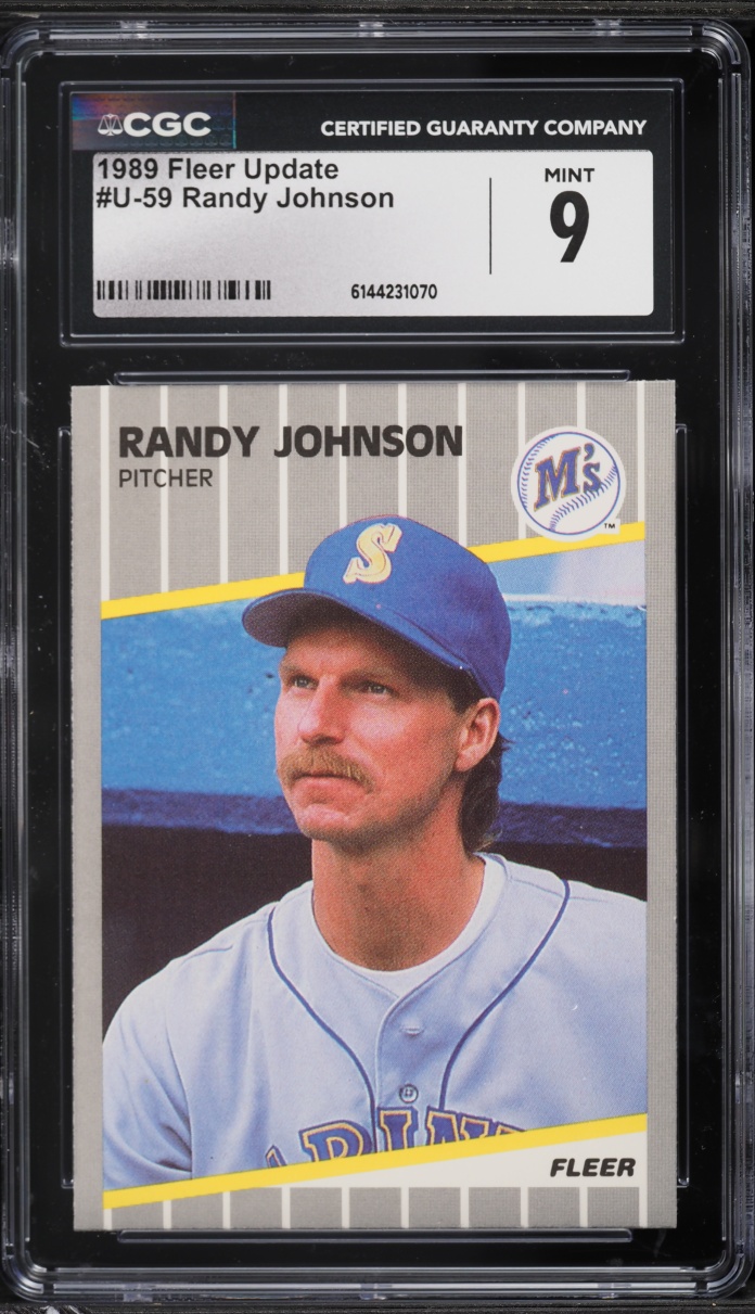 1989 Fleer Update Randy Johnson #U-59 CGC 9 MINT