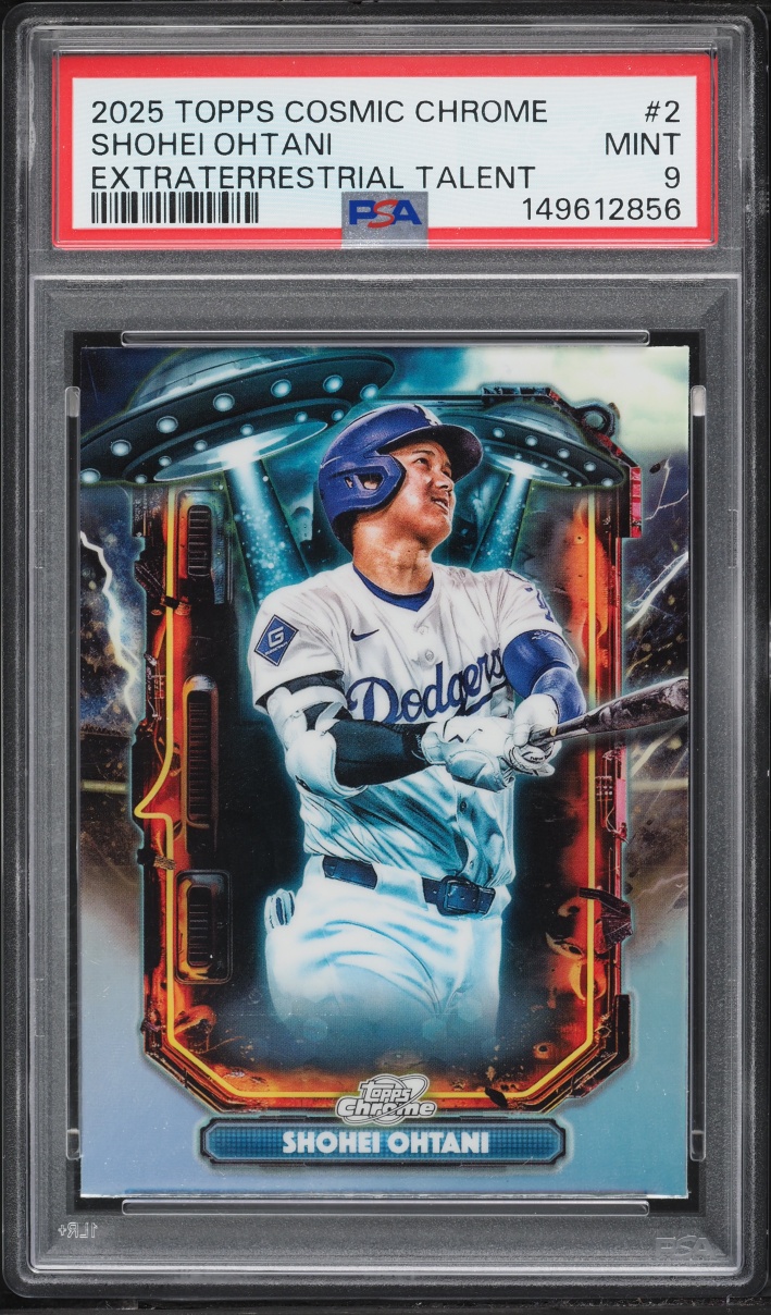 2025 Topps Chrome Cosmic Extraterrestrial Talent Shohei Ohtani #ET-2 PSA 9 MINT