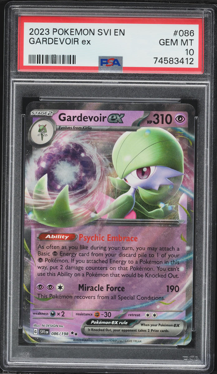 2023 Pokemon Scarlet & Violet Gardevoir EX #086 PSA 10 GEM MINT