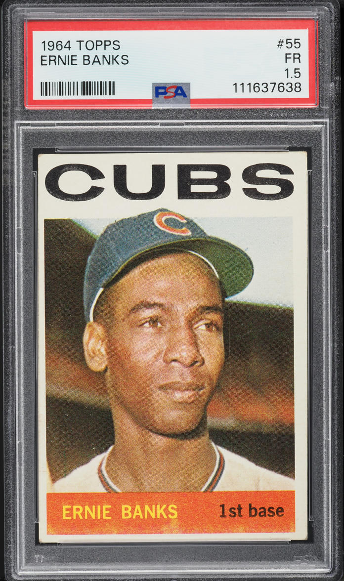 1964 Topps Ernie Banks #55 PSA 1.5 FR