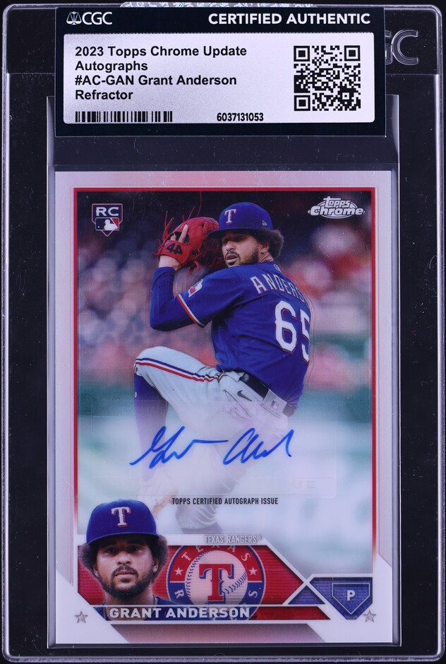 2023 Topps Chrome Update Refractor Mark Vientos ROOKIE AUTO