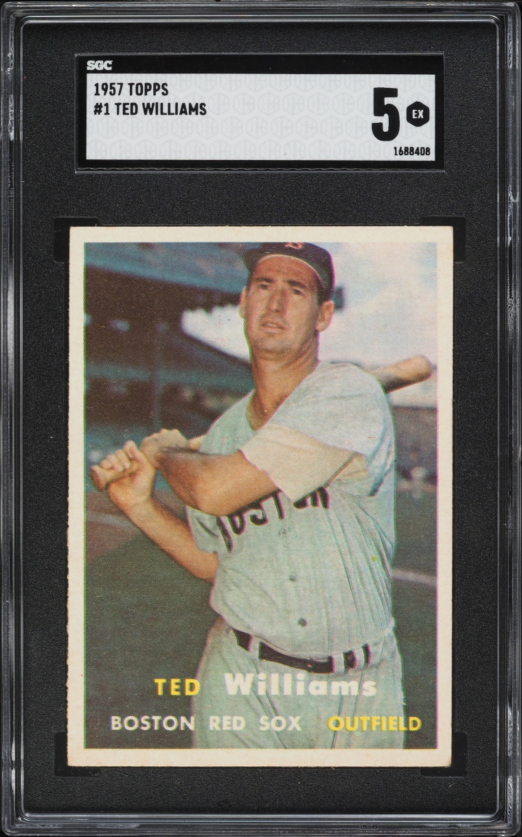 1957 Topps Ted Williams #1 SGC 5 EX