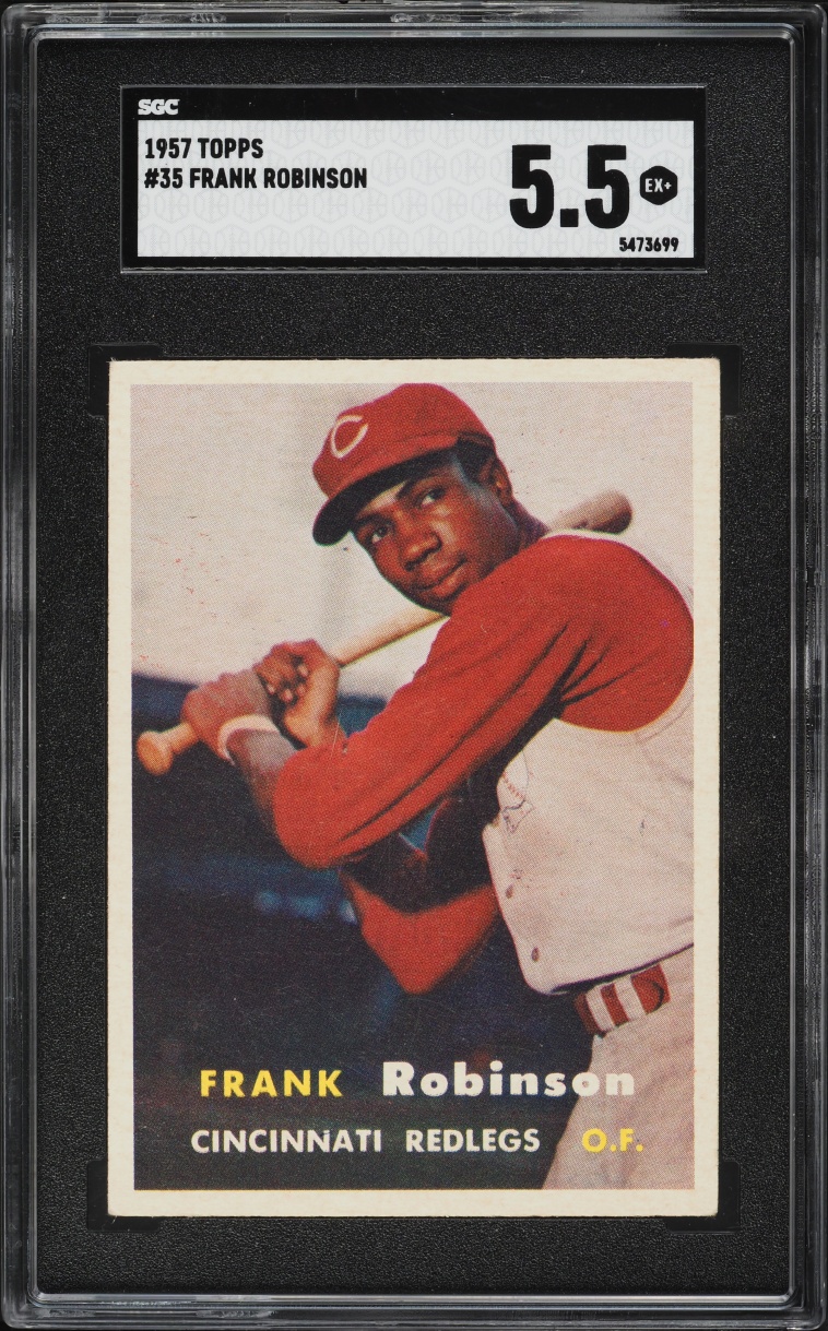 1957 Topps Frank Robinson ROOKIE #35 SGC 5.5 EX+
