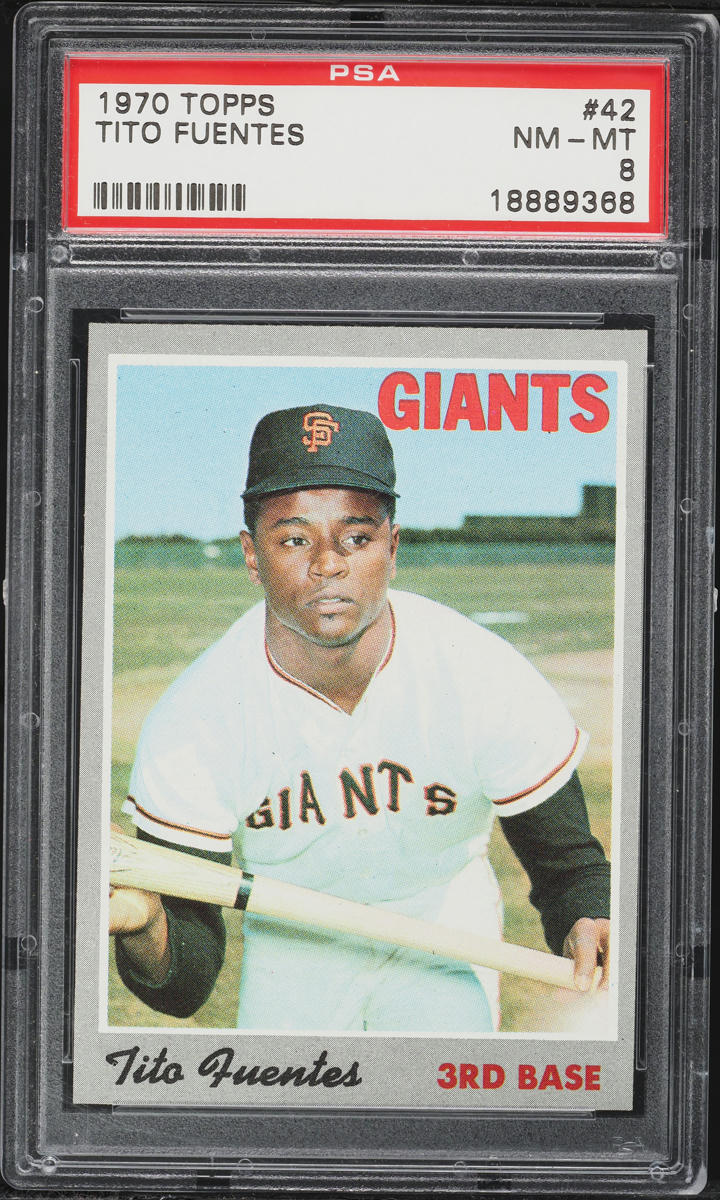 1970 Topps Tito Fuentes #42 PSA 8 NM-MT