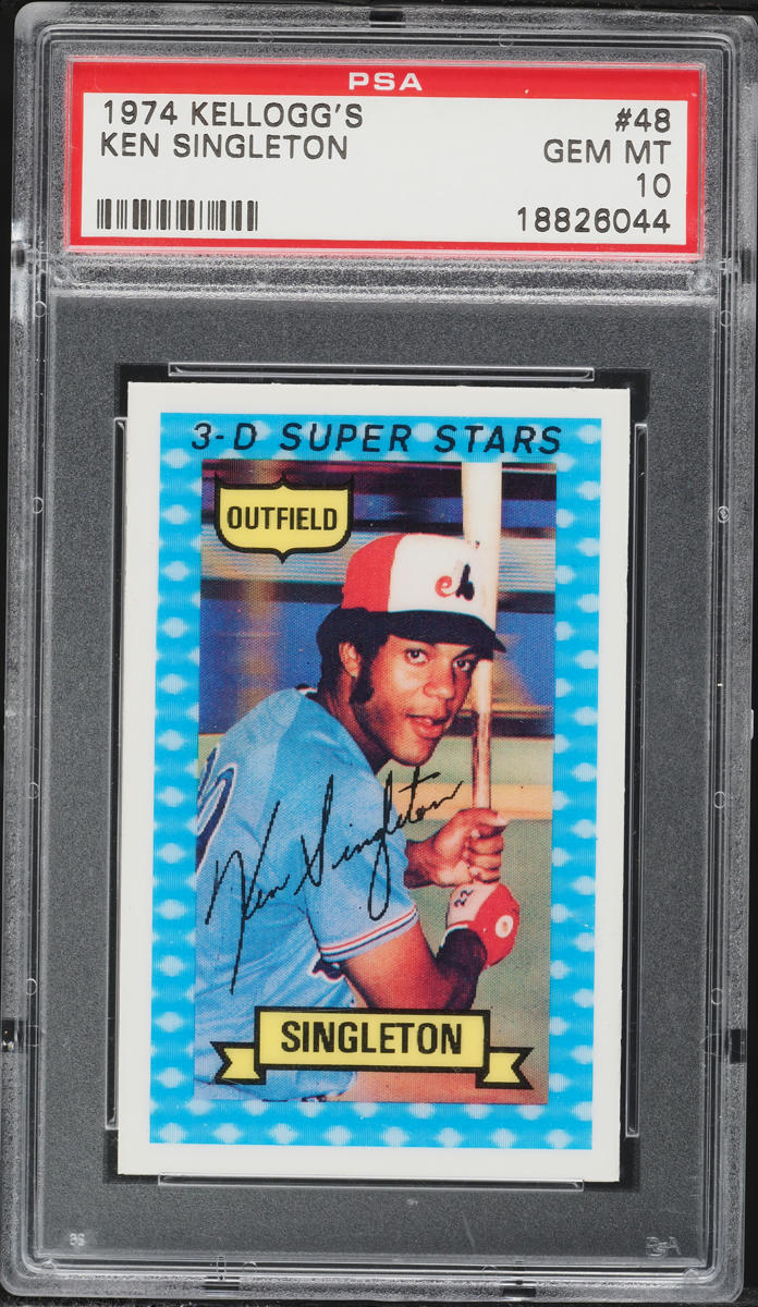 1974 Kellogg's Ken Singleton #48 PSA 10 GEM MINT