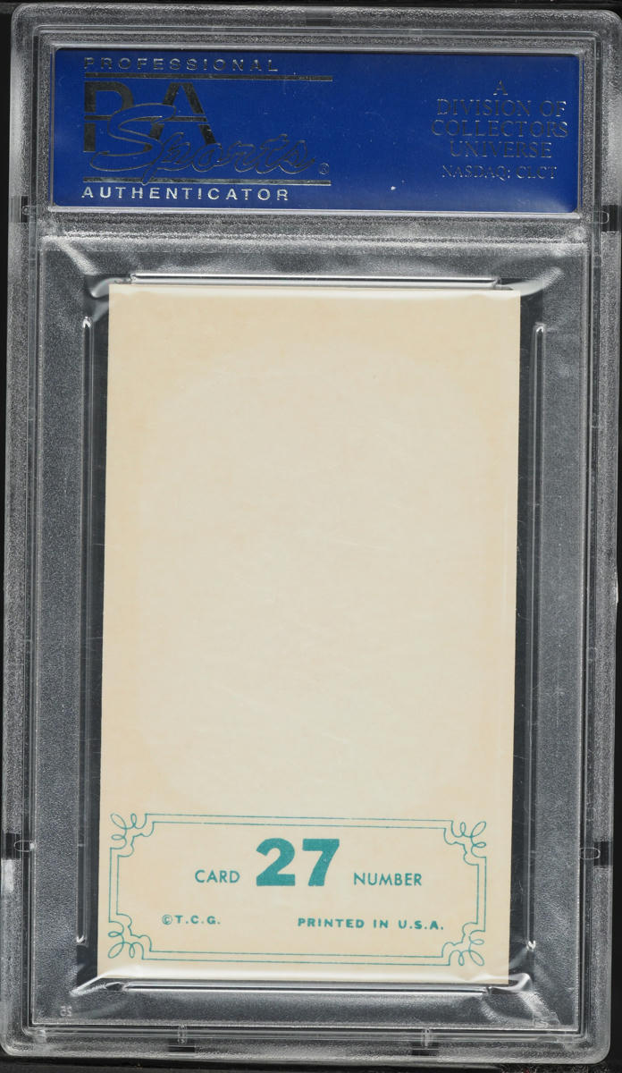 1965 Topps Embossed Willie Mays #27 PSA 7 NRMT