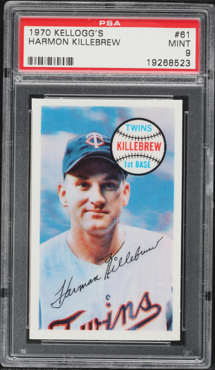 1970 Kellogg's Harmon Killebrew #61 PSA 9 MINT