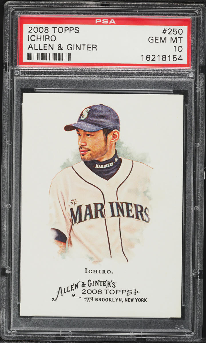 2008 Topps Allen & Ginter Ichiro #250 PSA 10 GEM MINT