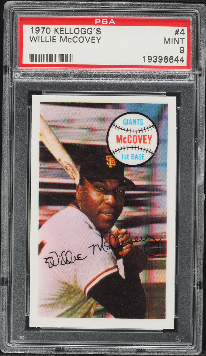 1970 Kellogg's Willie McCovey #4 PSA 9 MINT