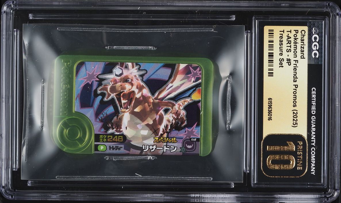 2025 Pokemon Japanese Frienda Promo Treasure Set Charizard CGC 10 Pristine