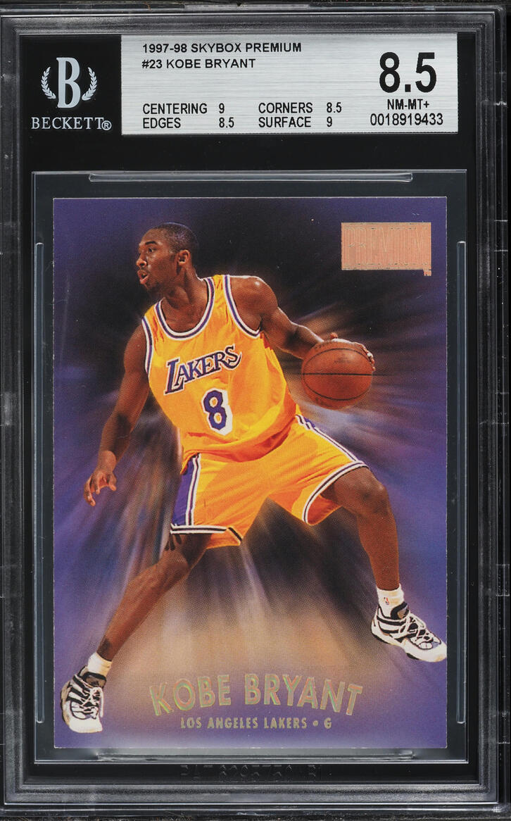 1997 Skybox Premium Kobe Bryant #23 BGS 8.5 NM-MT+
