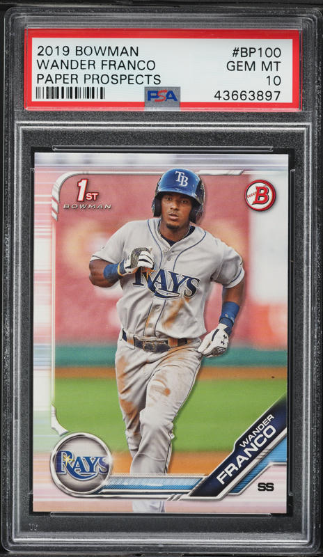 2019 Bowman Chrome Elite Farmhands Wander Franco PROSPECT #EF-WF