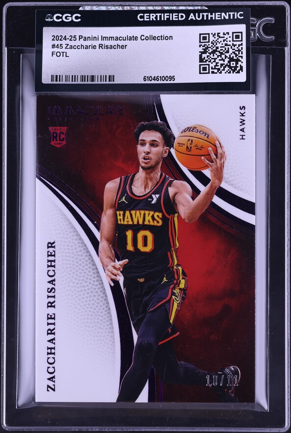 2024 Donruss Net Marvels Zaccharie Risacher ROOKIE #14 PSA 10 GEM