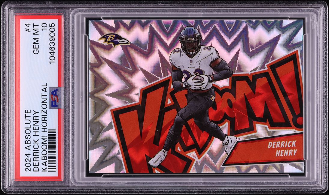 2024 Absolute Kaboom! Horizontal Derrick Henry #4 PSA 10 GEM MINT