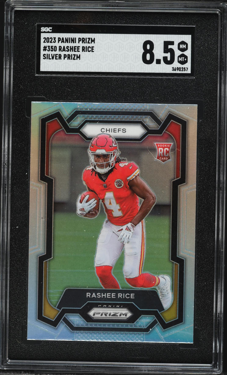 2023 Panini Prizm Silver Rashee Rice ROOKIE #350 SGC 8.5 NM-MT+