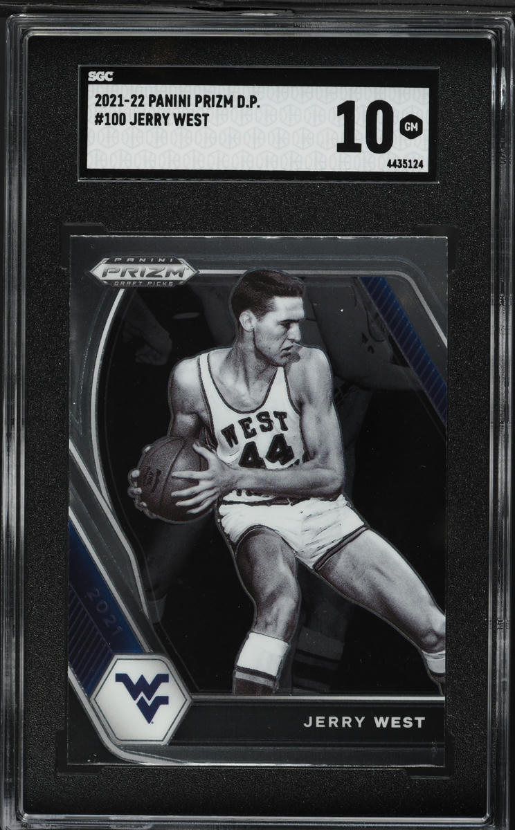 2021 Panini Prizm Draft Picks Jerry West #100 SGC 10 GEM MINT