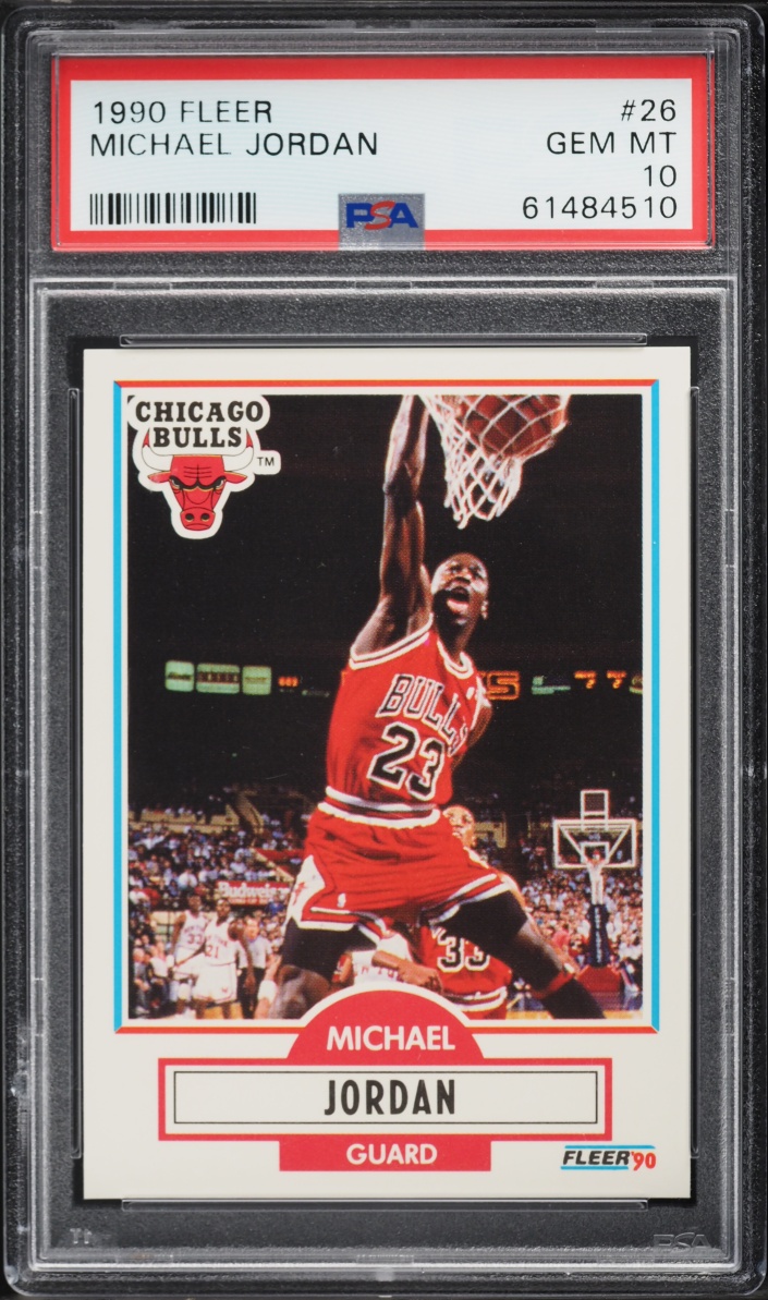 1990 Fleer Basketball Michael Jordan #26 PSA 10 GEM MINT