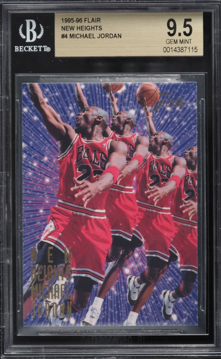 1995 Flair New Heights Michael Jordan #4 BGS 9.5 GEM MINT