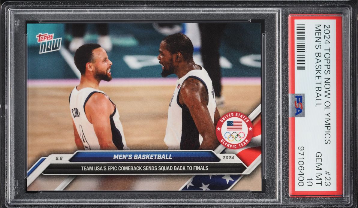 2024 Topps Now Olympic Games Men's Basketball #23 PSA 10 GEM MINT