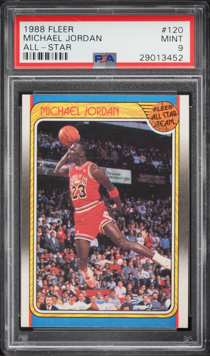 1988 Fleer All-Star Michael Jordan #120 PSA 9 MINT