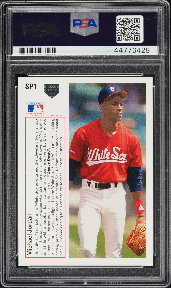 1991 Upper Deck Michael Jordan ROOKIE #SP1 PSA 9 MINT - Photo 2