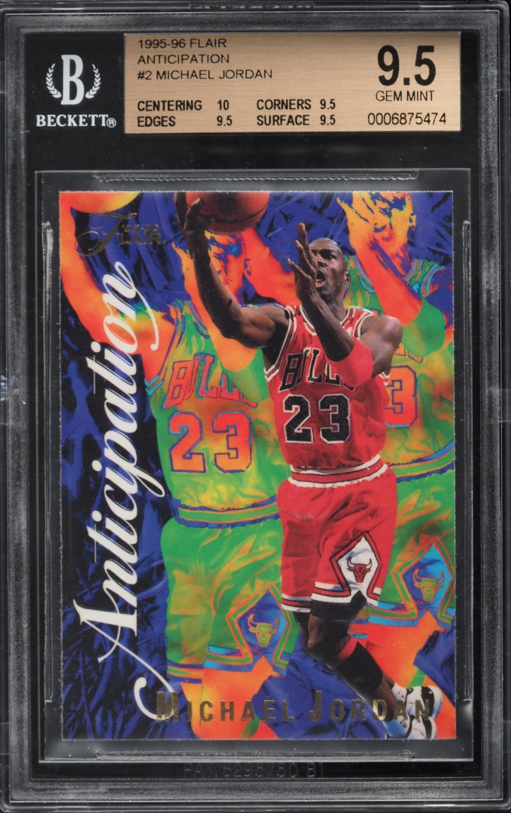 1995 Flair Anticipation Michael Jordan #2 BGS 9.5 GEM MINT